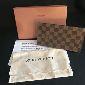 LV Damier Ebene Long Bifold Card Holder